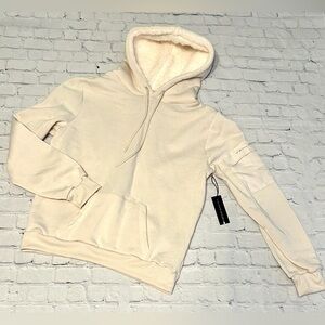 New Tahari Fleece Lined Hoodie Sweatshirt - Women's Large - Insanely Soft!